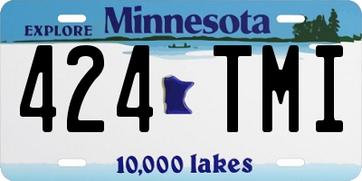 MN license plate 424TMI