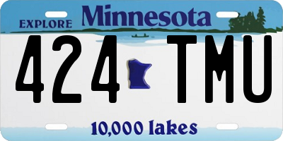 MN license plate 424TMU