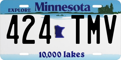 MN license plate 424TMV