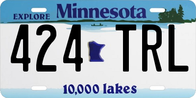 MN license plate 424TRL