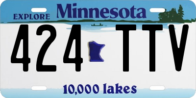 MN license plate 424TTV
