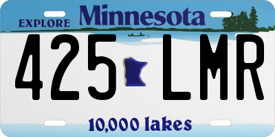 MN license plate 425LMR