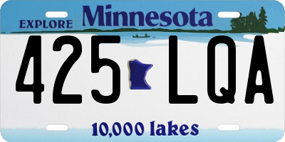 MN license plate 425LQA