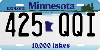 MN license plate 425QQI
