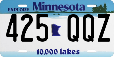 MN license plate 425QQZ