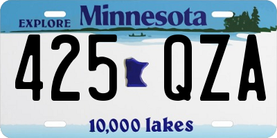 MN license plate 425QZA