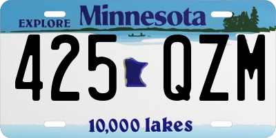 MN license plate 425QZM