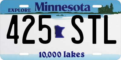 MN license plate 425STL