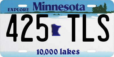 MN license plate 425TLS