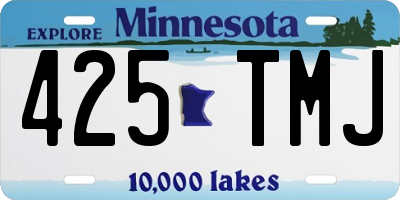 MN license plate 425TMJ