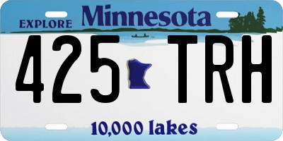 MN license plate 425TRH
