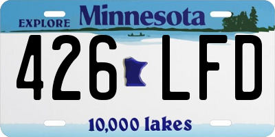 MN license plate 426LFD