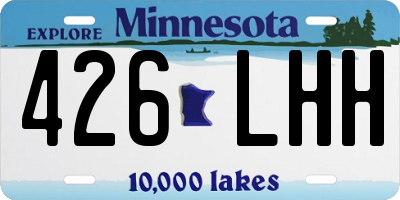 MN license plate 426LHH