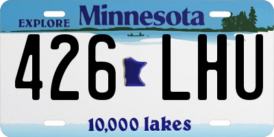 MN license plate 426LHU