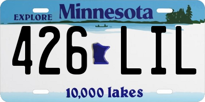MN license plate 426LIL