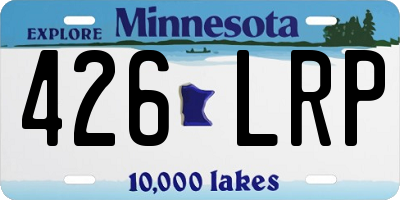 MN license plate 426LRP
