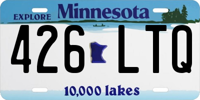 MN license plate 426LTQ