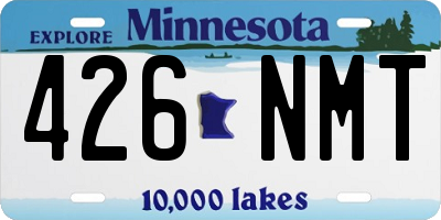 MN license plate 426NMT