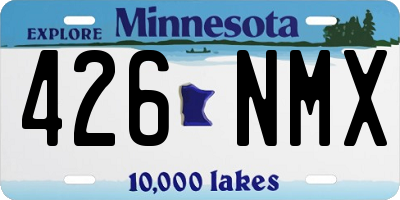 MN license plate 426NMX