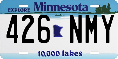 MN license plate 426NMY