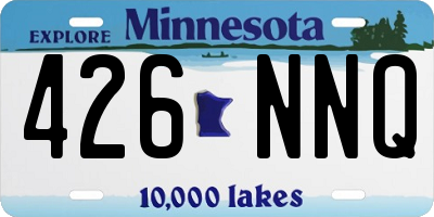 MN license plate 426NNQ