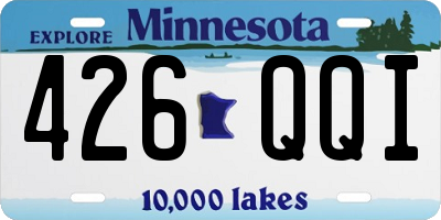 MN license plate 426QQI