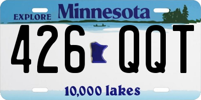MN license plate 426QQT