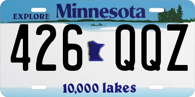 MN license plate 426QQZ