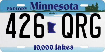 MN license plate 426QRG