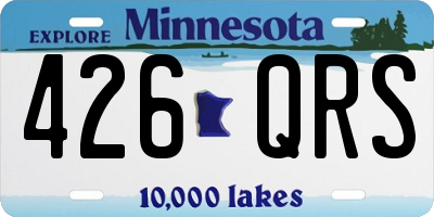 MN license plate 426QRS