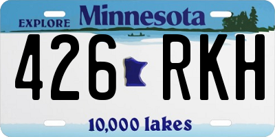 MN license plate 426RKH