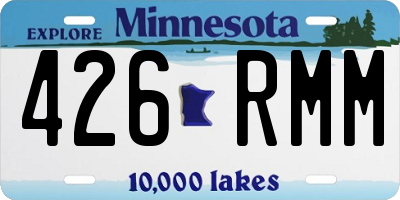 MN license plate 426RMM