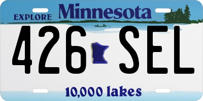 MN license plate 426SEL