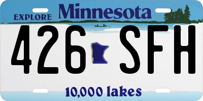 MN license plate 426SFH