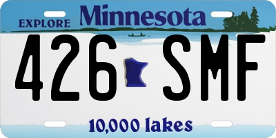 MN license plate 426SMF