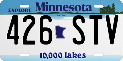 MN license plate 426STV