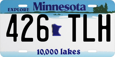 MN license plate 426TLH