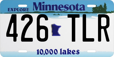 MN license plate 426TLR