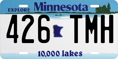 MN license plate 426TMH