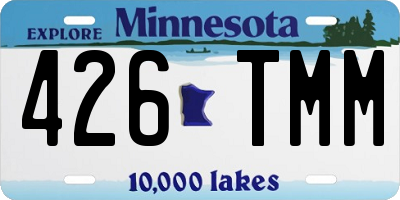 MN license plate 426TMM
