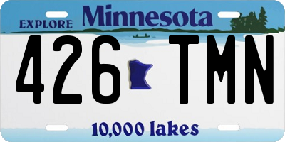 MN license plate 426TMN
