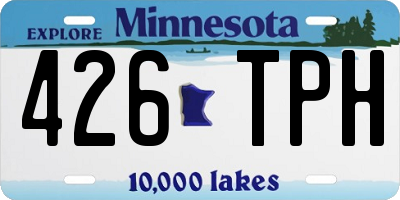 MN license plate 426TPH