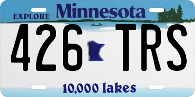 MN license plate 426TRS