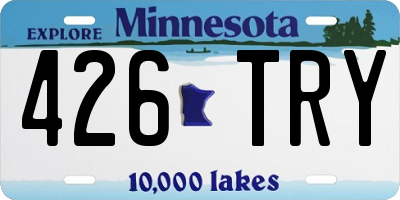 MN license plate 426TRY