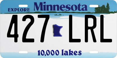 MN license plate 427LRL