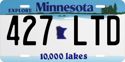 MN license plate 427LTD