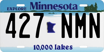 MN license plate 427NMN