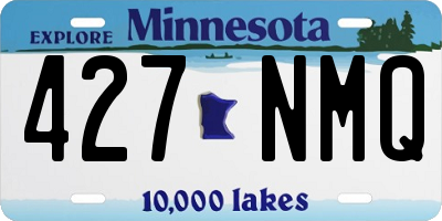 MN license plate 427NMQ