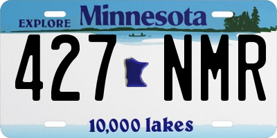 MN license plate 427NMR