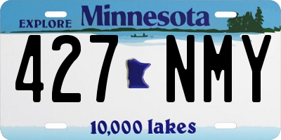 MN license plate 427NMY